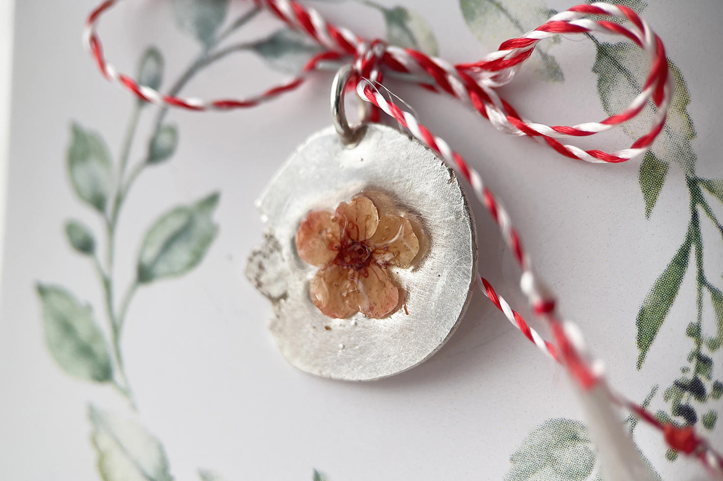 Martisor Pandantiv argint 925 Fleur