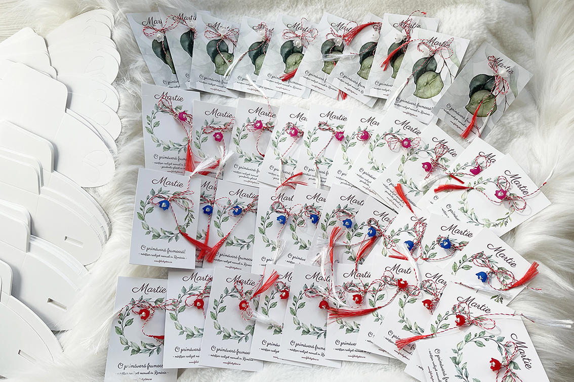 Set 40 Martisoare Pandantive Placate Argint Lacramioare