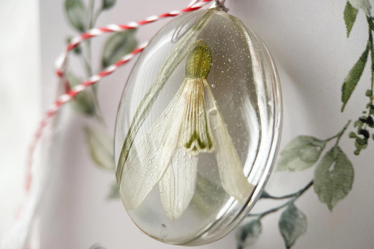 Martisor Pandantiv argint 925 Ghiocel Natural